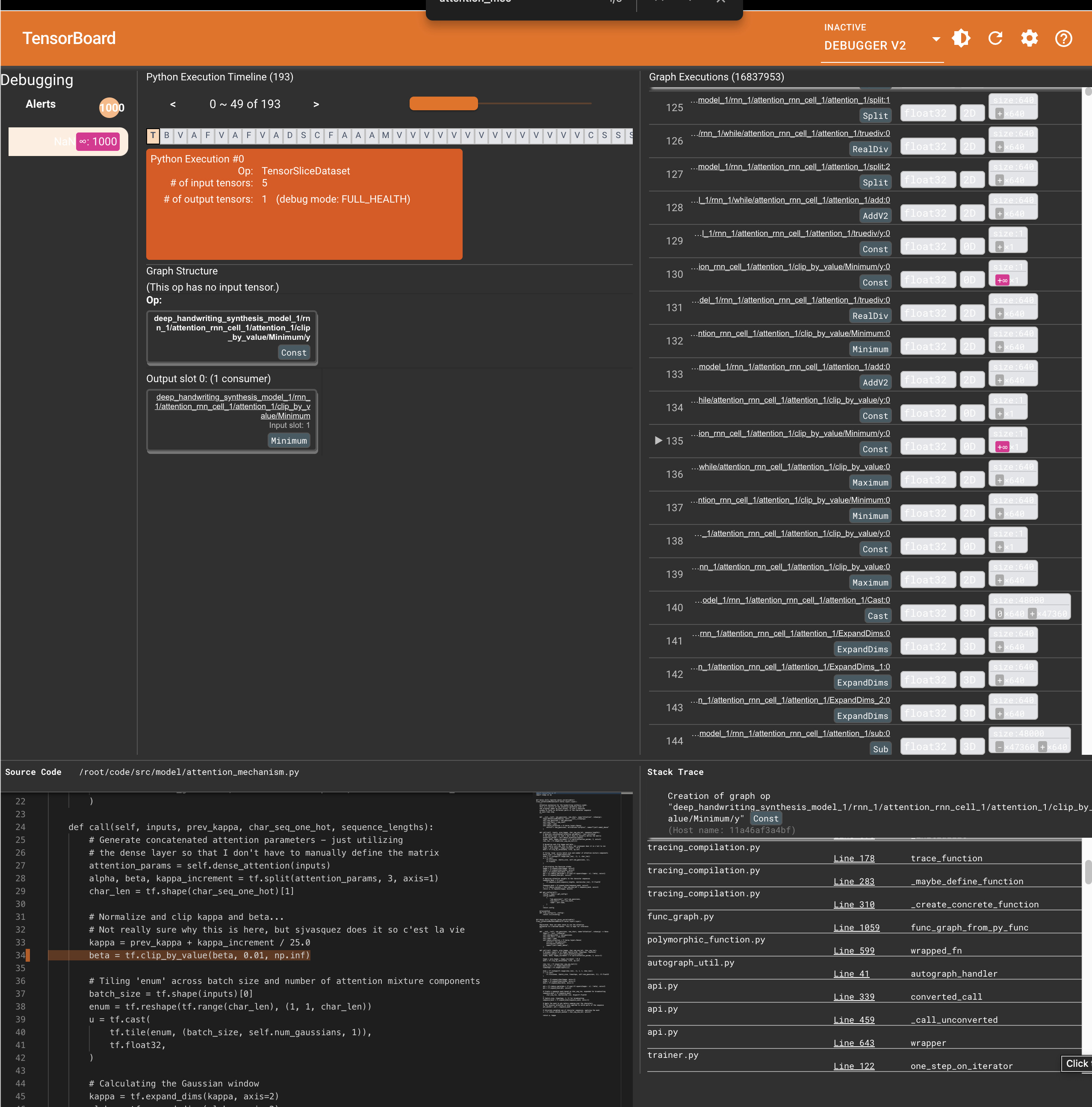 tensorboard